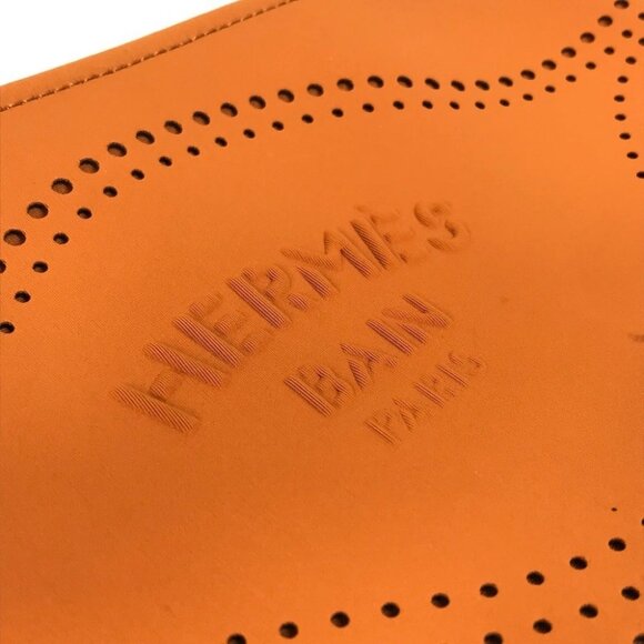 HERMES Neovan MM Clutch Bag Multi Pouch Makeup Pouch Pouch polyamide Orange - Picture 9 of 14